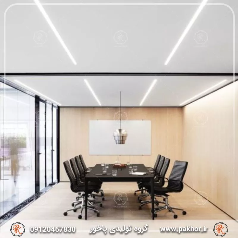 آموزش نصب لاین نوری توکار در فضاهای تجاری